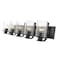 Z-Lite Beckett 5 Light Vanity, Matte Black And Clear Seedy 492-5V-MB - alternate 5
